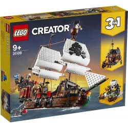 LEGO Creator 3In1 Pirate Ship, Inn And Skull Island Toy Set 31109 5702016616354