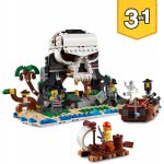LEGO Creator 3In1 Pirate Ship, Inn And Skull Island Toy Set 31109 5702016616354