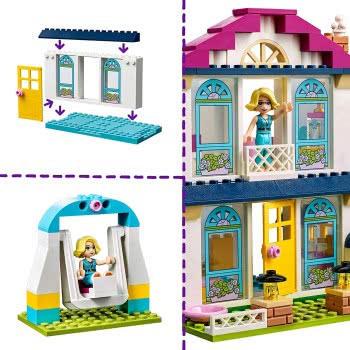 LEGO Friends Stephanies House Dollhouse Play Set 41398 5702016618853