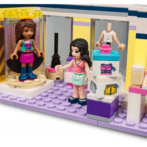 LEGO Friends Emmas Fashion Shop Accessories Store Play Set With Emma And Andrea 41427 5702016619126