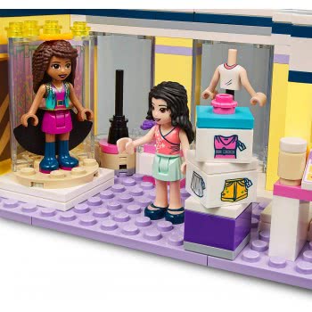 LEGO Friends Emmas Fashion Shop Accessories Store Play Set With Emma And Andrea 41427 5702016619126