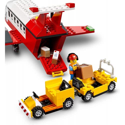 LEGO City Central Airport Playset With Toy Plane, Fuel Truck And Pilot Figure 60261 5702016617955