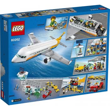 LEGO City Airport Passenger Airplane, Terminal & Truck Play Set 60262 5702016617962
