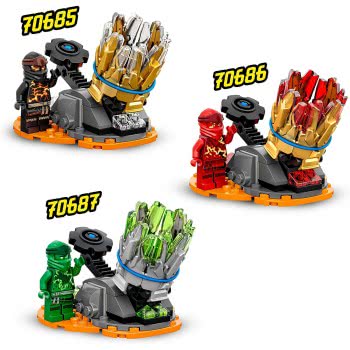 LEGO Ninjago Spinjitzu Burst - Cole Black Ninja Spinner Set 70685 5702016616835