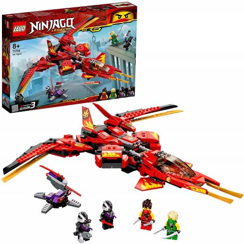 LEGO Ninjago Legacy Kai Fighter Toy Jet Playset With Nindroid Action Figures 71704 5702016616903
