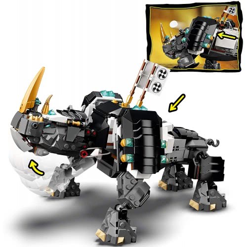 LEGO Ninjago Zanes Mino Creature 2In1 Building Set & Board Game 71719 5702016617047