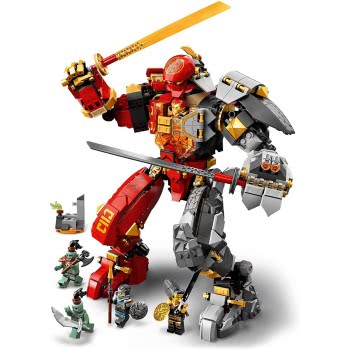 LEGO Ninjago Fire Stone Mech Toy, Ninja Action Figure 71720 5702016617054