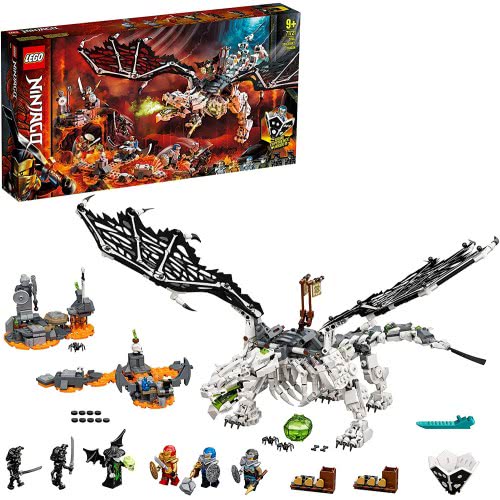 LEGO Ninjago Skull Sorcerers Dragon Toy 2In1 Building Set And Board Game With Skeleton Army Figures 71721 5702016617061