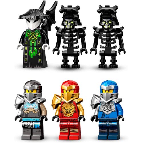 LEGO Ninjago Skull Sorcerers Dragon Toy 2In1 Building Set And Board Game With Skeleton Army Figures 71721 5702016617061