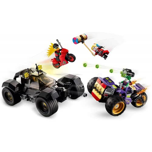 LEGO DC Batman Jokers Trike Chase With Batmobile, Harley Quinn And Robin Minifigures 76159 5702016619386