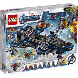 LEGO Marvel Avengers Helicarrier Toy With Iron Man, Thor And Captain Marvel, Super Heroes Series 76153 5702016619348