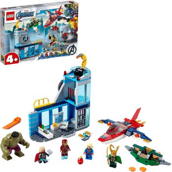 LEGO Marvel Avengers Wrath Of Loki Set, Super Heroes Series With Iron Man & Hulk Figure 76152 5702016619331