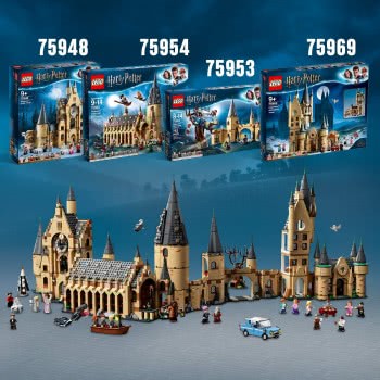LEGO Harry Potter Hogwarts Castle Astronomy Tower Toy Compatible With Great Hall And Whomping Willow Sets 75969 5702016616699