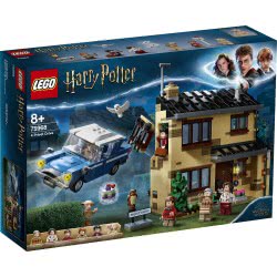 LEGO Harry Potter 4 Privet Drive House Set With Ford Anglia, Dobby Figure And Dursley Family 75968 5702016616682