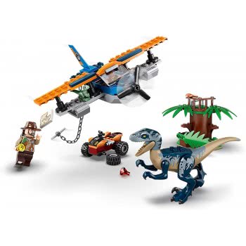 LEGO Jurassic World Βελοσιράπτορας: Αποστολή Διάσωσης Με Διπλάνο 75942 5702016616651