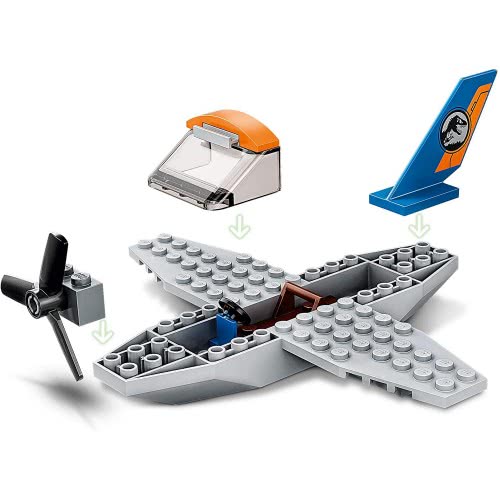 LEGO Jurassic World Velociraptor: Biplane Rescue Mission Dino Toys For Preschool Kids 75942 5702016616651