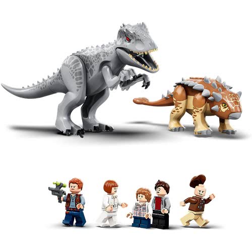 LEGO Jurassic World Indominus Rex Vs. Ankylosaurus Dinosaurs Set With Gyrosphere 75941 5702016616644