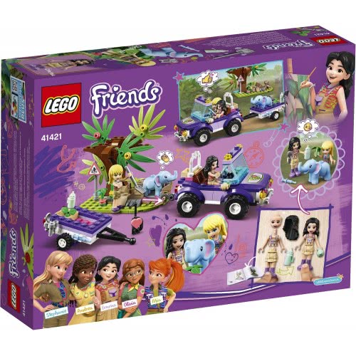 LEGO Friends Διάσωση Μωρού Ελέφαντα Στη Ζούγκλα 41421 5702016619065
