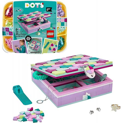 LEGO Dots Jewellery Box Tiles Beads Set, DIY Arts And Crafts 41915 5702016668698