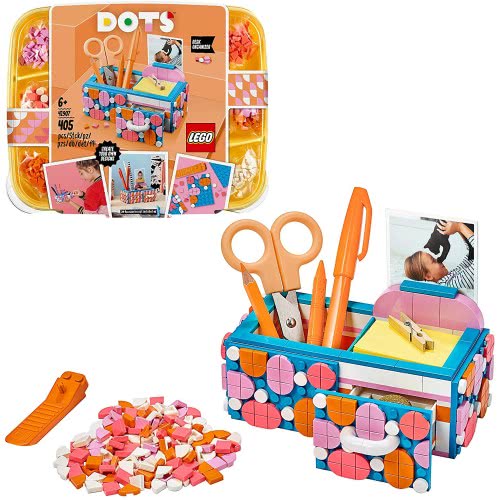 LEGO Dots Desk Organiser DIY Arts And Crafts For Kids 41907 5702016668667