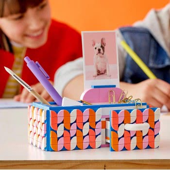 LEGO Dots Desk Organiser DIY Arts And Crafts For Kids 41907 5702016668667
