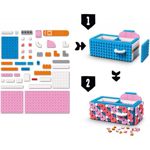 LEGO Dots Desk Organiser DIY Arts And Crafts For Kids 41907 5702016668667