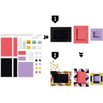 LEGO Dots Creative Picture Frames DIY Tiles Beads Set, Room Decorations 41914 5702016668681