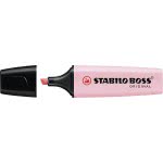 STABILO Boss Original Highlighter Chisel Tip Pastel Pink Blush Ink Colour X 1 Single Pen 70/129 4006381492294