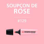 STABILO Boss Original Highlighter Chisel Tip Pastel Pink Blush Ink Colour X 1 Single Pen 70/129 4006381492294