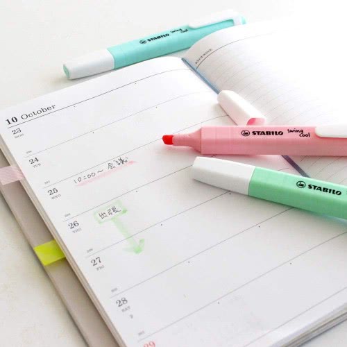 STABILO Swing Cool Pastel Edition Highlighter Pastel Red 275/129 4006381518550