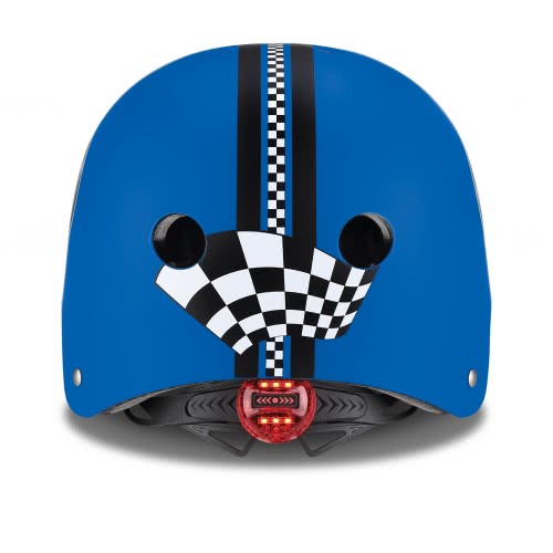 Globber Κράνος Elite Lights XS/S (48-53Cm) Navy Blue Racing 507-100 4897070184503