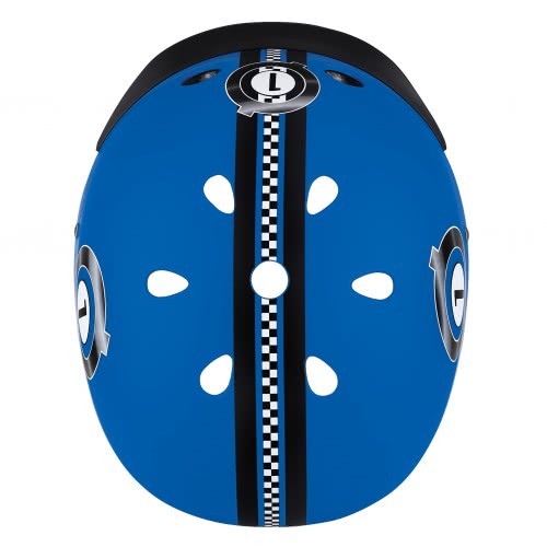 Globber Κράνος Elite Lights XS/S (48-53Cm) Navy Blue Racing 507-100 4897070184503