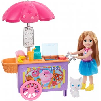 Mattel Barbie Club Κούκλα Chelsea Και Καροτσάκι Φαγητού FDB32 / GHV76 887961803457