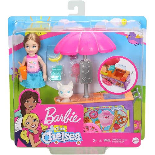 Mattel Barbie Club Κούκλα Chelsea Και Καροτσάκι Φαγητού FDB32 / GHV76 887961803457