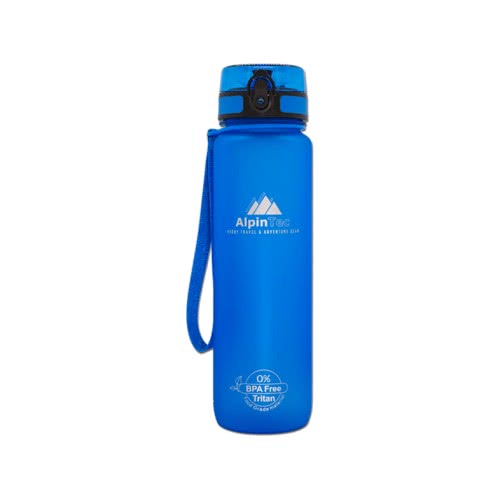 AlpinTec Παγούρι Μπλε 1000Ml Με Στόμιο BPA Free, Fast Open Q-1000ΒΕ 4891327701017