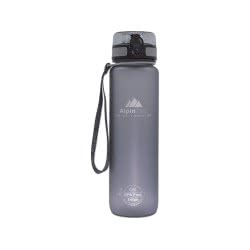 AlpinTec Water Canteen Gray 1000Ml BPA Free Fast Open Q-1000GY 4891327701000