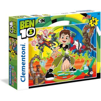 Clementoni Supercolor Puzzle-Ben 10-24 Maxi Pieces, Multi-Colour 1200-24498 8005125244980