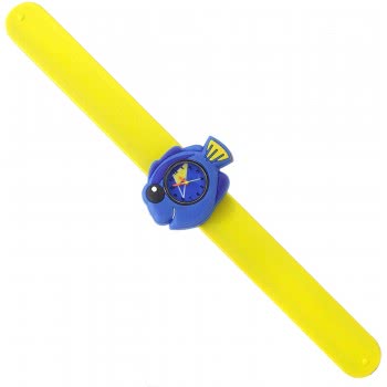 Wacky Watches Pacific Blue Tang Dory Animal Design Slapwatch Fast Fit Kids Silicone Watch Band 14482304 5060560823049