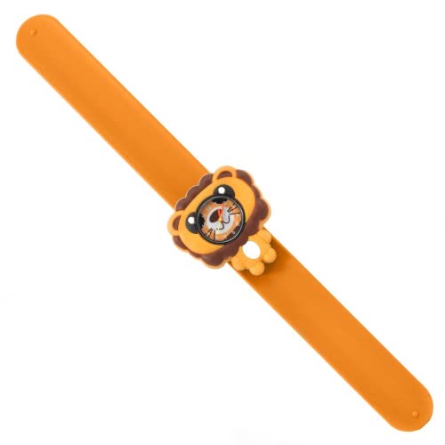 Wacky Watches Lion Animal Design Slapwatch Fast Fit Kids Childrens Silicone Watch Band 14482297 5060560822974