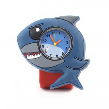 Wacky Watches Shark Animal Design Slapwatch Fast Fit Kids Childrens Silicone Watch Band 14482303 5060560823032