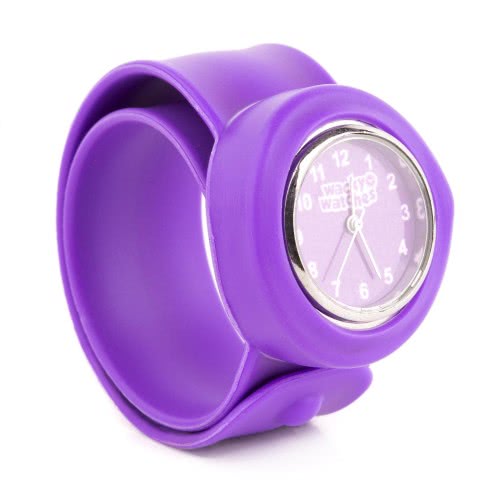 Wacky Watches Παιδικό Ρολόι Με Λουράκι Σιλικόνης Slap Μωβ 14482279 5060560822790