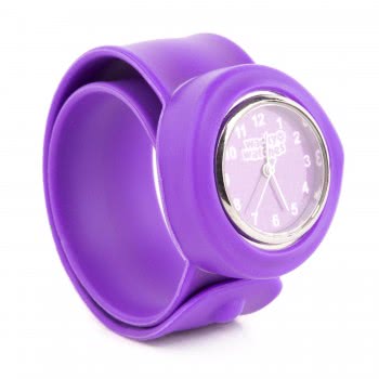 Wacky Watches Παιδικό Ρολόι Με Λουράκι Σιλικόνης Slap Μωβ 14482279 5060560822790