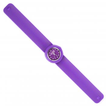 Wacky Watches Παιδικό Ρολόι Με Λουράκι Σιλικόνης Slap Μωβ 14482279 5060560822790