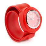 Wacky Watches Colour Red Animal Design Slapwatch Fast Fit Kids Childrens Silicone Watch Band 14482284 5060560822844