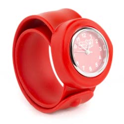 Wacky Watches Colour Red Animal Design Slapwatch Fast Fit Kids Childrens Silicone Watch Band 14482284 5060560822844
