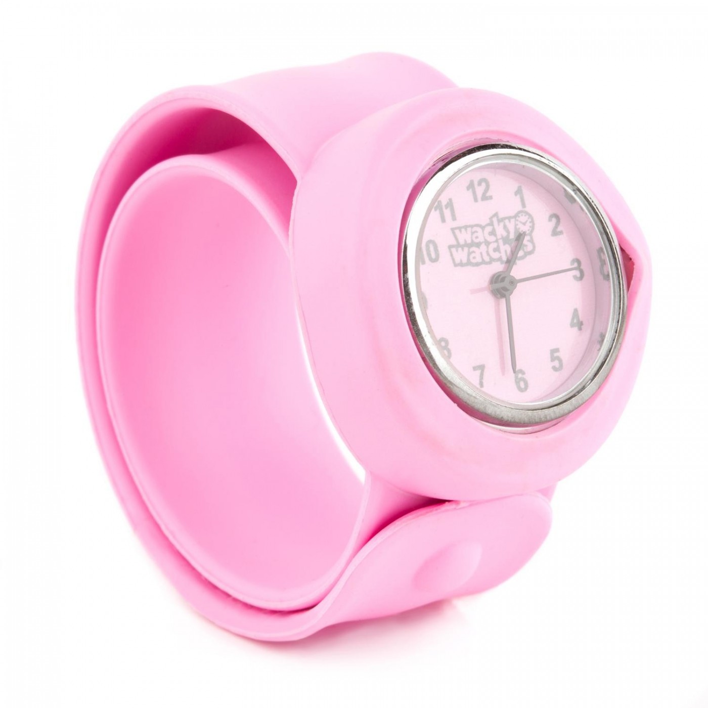 Wacky Watches Colour Pink Animal Design Slapwatch Fast Fit Kids ...
