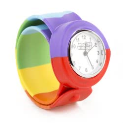Wacky Watches Colour Rainbow Animal Design Slapwatch Fast Fit Kids Childrens Silicone Watch Band 14482288 5060560822882