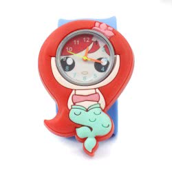 Wacky Watches Mermaid Animal Design Slapwatch Fast Fit Kids Childrens Silicone Watch Band 14482324 5060560823247