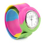Wacky Watches Colour Multicoloured Animal Design Slapwatch Fast Fit Kids Childrens Silicone Watch Band 14482287 5060560822875