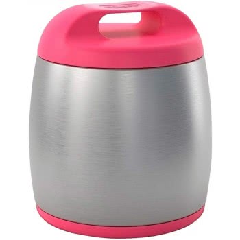 Chicco INOX Θερμός Φαγητού 350Ml Ροζ E20-60182-10 8058664113293